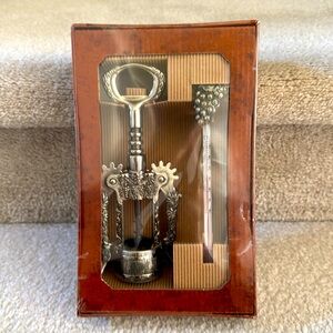 NIB Wine Opener and Thermometer